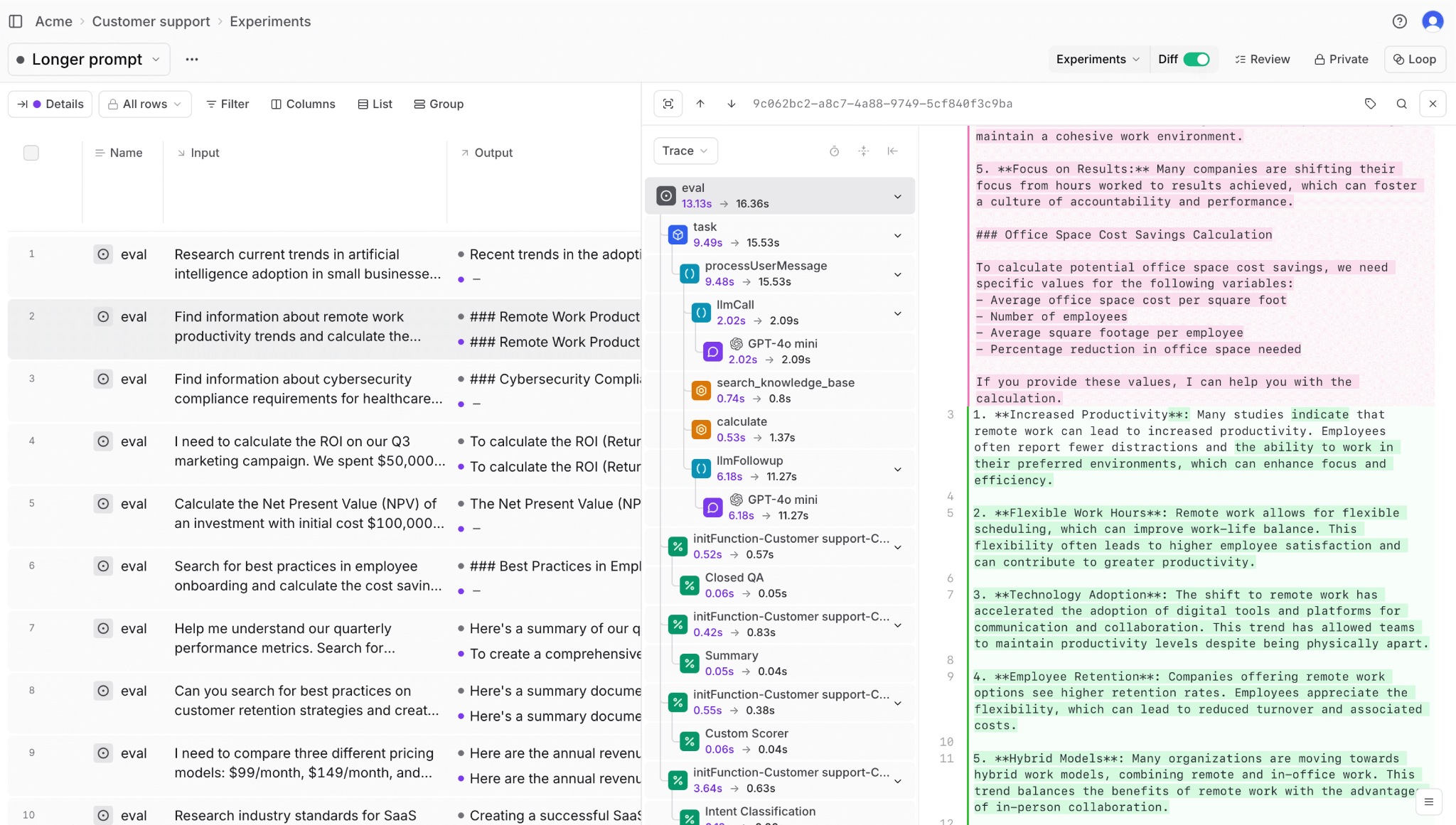 Braintrust prompt engineering platform
